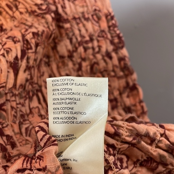 Free People | Smock It To Me Puff Sleeve Smocked Body Mini Dress Size XS NWT - Picture 12 of 12